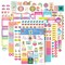 Avery Fitness Planner Stickers Pack, 1,362 Stickers, Health and Fitness Sticker Sheets (6787)